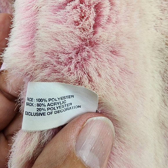 Baby Gap faux fur and suede vest bow front detail with side pockets size 18-24 M - Picture 6 of 11